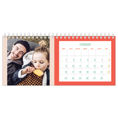 Desk calendars — Bright and beautiful [February]
