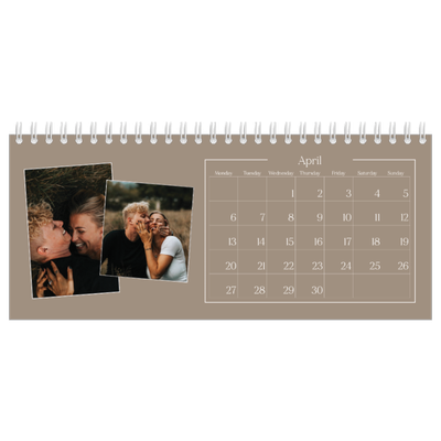 Desk calendars — Crafted memories [April]