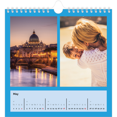 Square calendars  — Bright and bold [May]