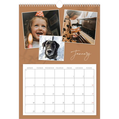 A3 photo calendars — Down to earth [January]