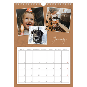 A3 Photo Calendar — Down to earth