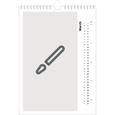 A4 Photo Calendar — Design your own calendar [March]