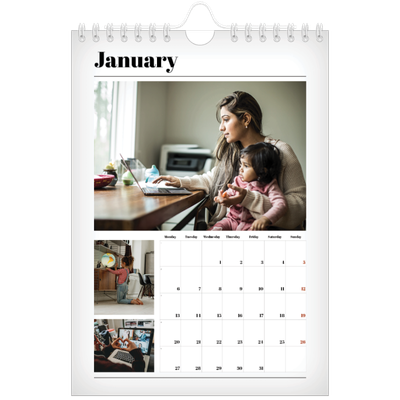 A5 Photo Calendar — Hot off the press [January]