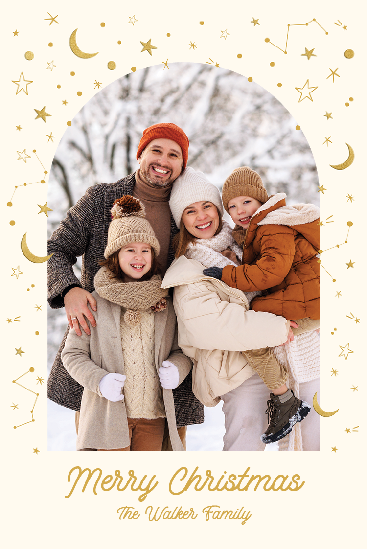 Cards — Celestial frame