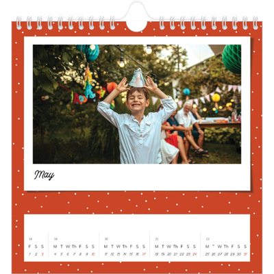 Square calendars  — Colour pop snapshots [cover]