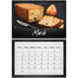 A4 Double Photo Calendar — Chalkboard style [March]