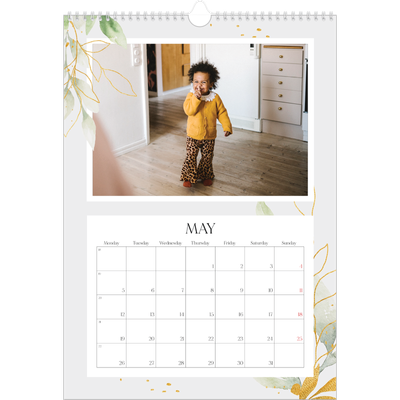 A3 photo calendars — Floral splash [cover]