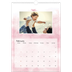 A3 photo calendars — Watercolour backgrounds [February]