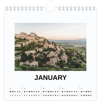 Square Photo Calendar — Simple photo
