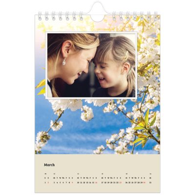 A5 Photo Calendar — Four seasons [March]