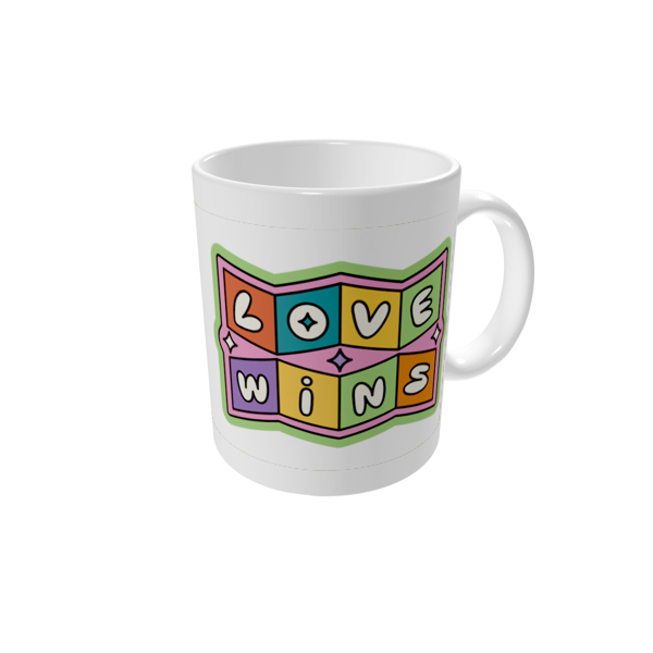Personalised mugs — Love wins