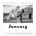 Square calendars  — Handwritten [January]