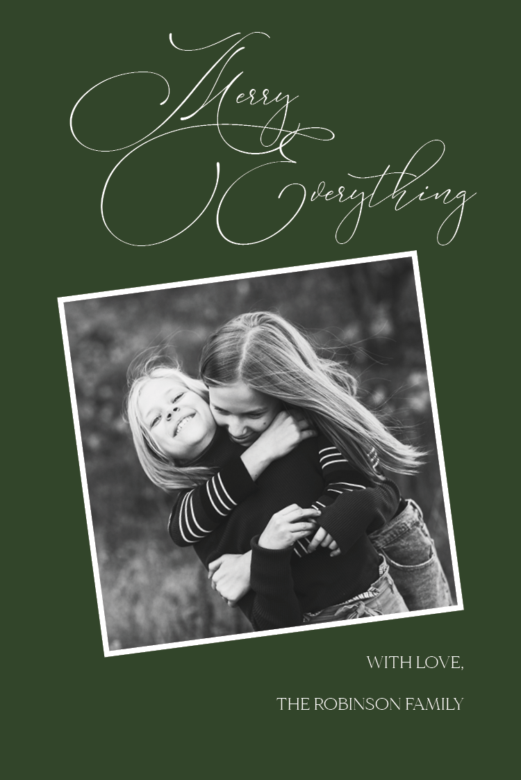 Cards — Polaroid snapshot