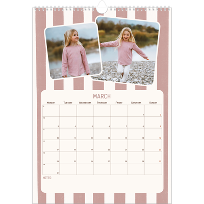 A3 photo calendars — Retro patterns [March]