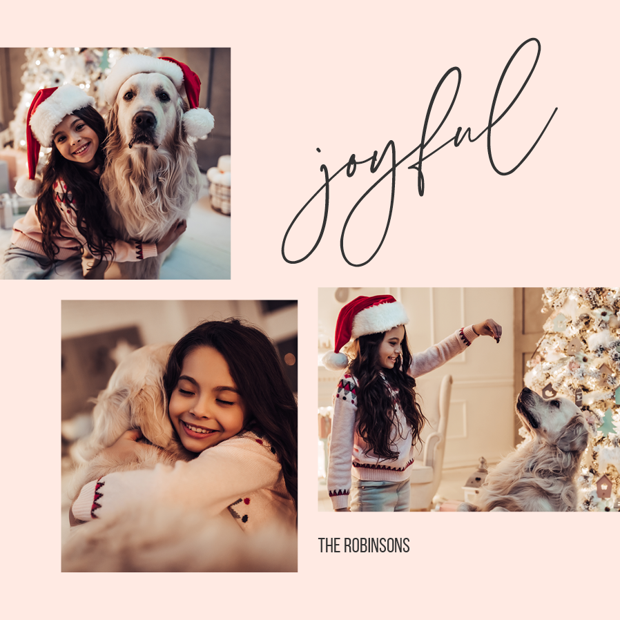 Cards — Joyful pink