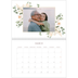 A4 Double Photo Calendar — Boho [March]