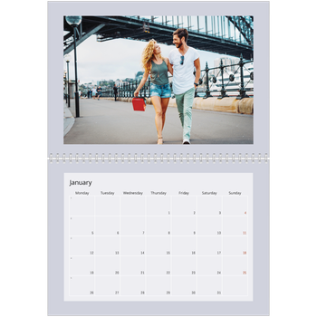 A4 Double Photo Calendar — Colour my world