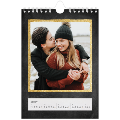 A5 Photo Calendar — Rustic charm [January]