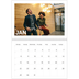 A4 Double Photo Calendar — Big month [January]