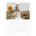 A5 Photo Calendar — Flower motif [April]