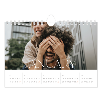 A5 Landscape Photo Calendar — Larger than life