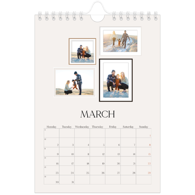 A5 Photo Calendar — Wall photo gallery [March]