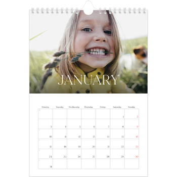 A4 Photo Calendar — Twelve big months