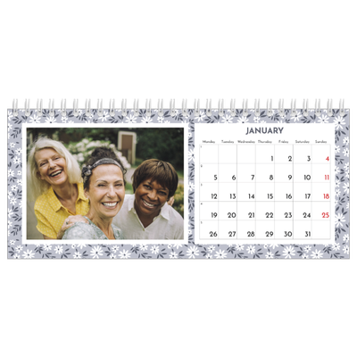 Desk calendars — Full bloom [January]