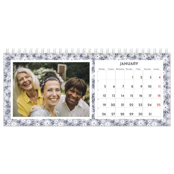 Desk Photo Calendar — Full bloom