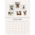 A4 Double Photo Calendar — Wall photo gallery [January]