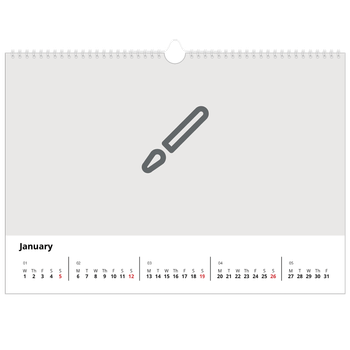 A3 Landscape Photo Calendar — Design your own calendar