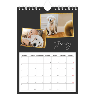 A5 Photo Calendar — So many memories [January]
