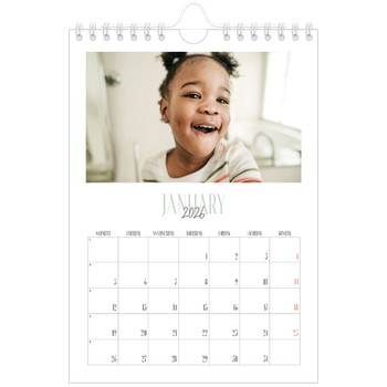 A5 portrait — Mixed typography