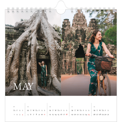 Square calendars  — Simple serif [cover]