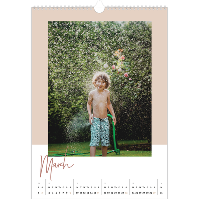 A3 photo calendars — Earthy frames [March]