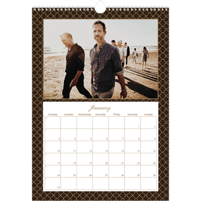 A3 photo calendars — Vintage monochrome [January]
