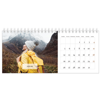 Desk calendars — Classic calendar [January]