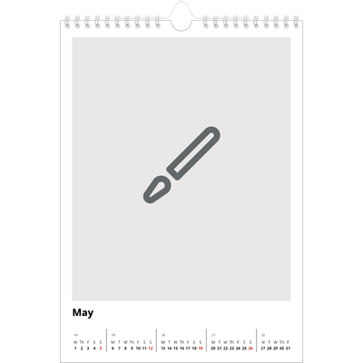A4 Photo Calendar — Design your own calendar [cover]