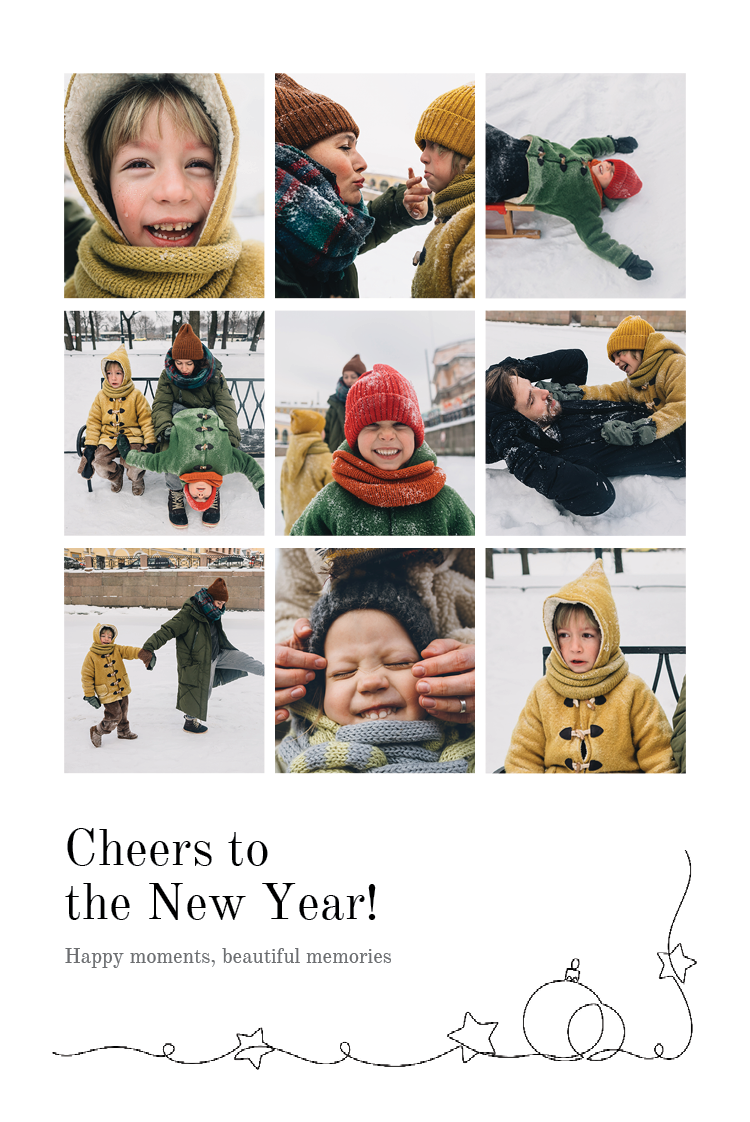 Cards — Festive grid