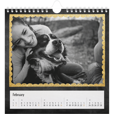 Square calendars  — Rustic charm [February]