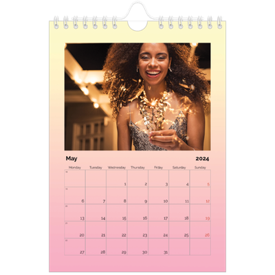 A5 Photo Calendar — Playful Pastel [cover]