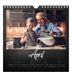 Square calendars  — Chalkboard style [April]