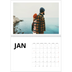 A4 Double Photo Calendar — White space [January]